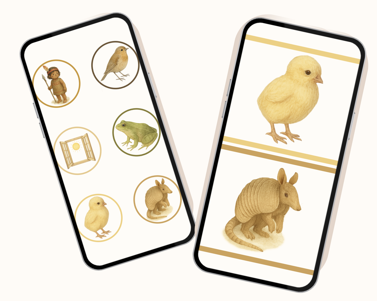 Ilustração de cartão musical